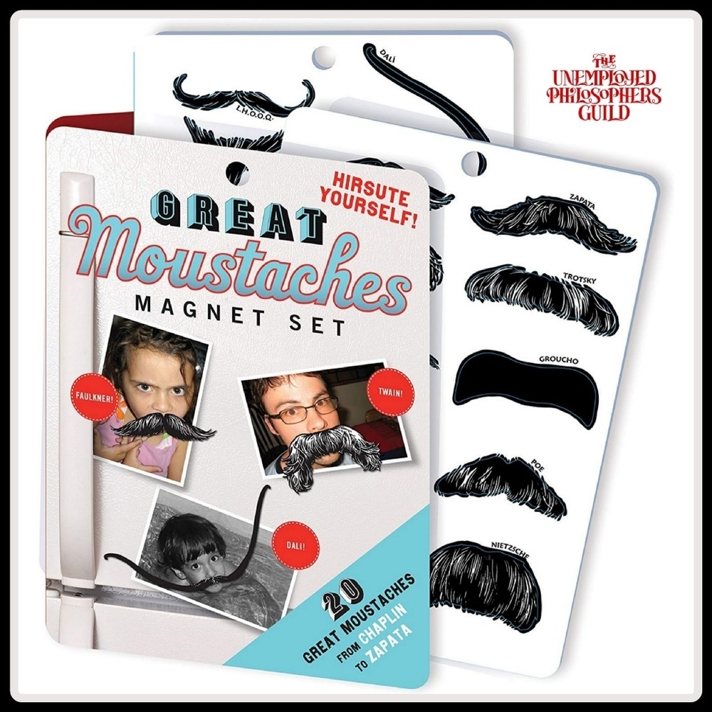 Great Moustaches Magnet Set